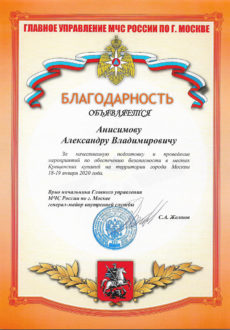 МЧС Анисимов